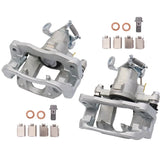 Rear Side Brake Calipers w/ Brackets For 2009-2012 Dodge Journey Sport Utility LH+RH (Set of 2)