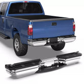 Chrome Steel Rear Step Bumper For 1999-2007 Ford F250 F350 Super Duty Without Sensor Hole