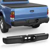 Black Steel Rear Bumper Assembly For 2000-2006 Toyota Tundra Fleetside Only TO1103108
