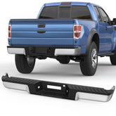 Chrome Rear Bumper Assembly For 2004-2006 Ford F-150 Styleside W/o Sensor Holes