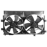 Radiator Condenser Cooling Fan Assembly For 2008-2016 Mitsubishi Lancer 2.0L 2.4L
