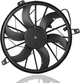Black Radiator Cooling Fan Assembly For 2002-2004 Jeep Grand Cherokee 52079528AD