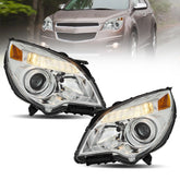 Chrome Projector Headlights Assembly For 2010-2015 Chevy Equinox Halogen LTZ LTZ LH+RH