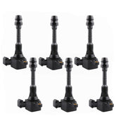 Set(6) Ignition Coils For Infiniti I35 QX4 Nissan Altima Maxima Quest V6 3.5L