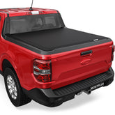 4.6FT Roll Up Tonneau Cover For 2022-2025 Ford Maverick Truck Bed w/LED Lamp