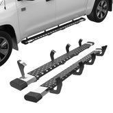 6" Running Boards Nerf Bar Side Steps For 2007-2021 Toyota Tundra Crew Max Cab
