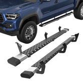 5" Running Board Nerf Bar Side Steps For 2005-2022 Toyota Tacoma Double Cab