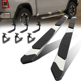 6" Running Boards Nerf Bar Side Steps For 2019-2024 Ram 1500 Crew Cab