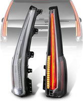 Transparent LED Tail Lights Rear Lamps For 2015-2020 GMC Yukon (Cadillac Style)