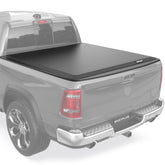 6.4FT Roll Up Soft Tonneau Cover For 2002-2018 Dodge Ram 1500 2003-2026 Ram 2500 3500 Truck Bed (Not For 19-26 Ram 1500 New Body)