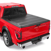 5FT 4-Fold Flush-Mount Hard Tonneau Cover For 2020-2026 Jeep Gladiator Truck Bed Half Low-Profile Style