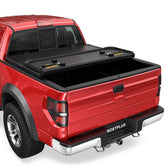 3-Fold 6.5FT Hard Truck Tonneau Cover For 2015-2026 Ford F-150 Styleside Standard Truck Bed, On Top Style