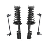 Rear Struts For 1997-2001 Toyota Camry 2.2L 1999-2003 Toyota Solara w/Coil Spring & Sway Bar Link (Set of 4)