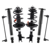 Front+Rear Shocks Struts For 2005-2007 Honda Odyssey 3.5L FWD w/Coil Spring & Sway Bar Links (Set of 6)