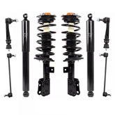 Front+Rear Shock Struts For 2010-2017 Chevy Equinox GMC Terrain w/Coil Spring & Sway Bar Links (Set of 8)