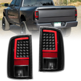 Black Housing LED Tail Lights Brake Lamps For Dodge 2010-2018 Ram 1500 2500 3500 LH+RH