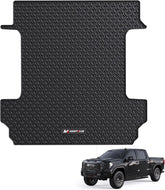 5.8FT Truck Bed Mat For 2019-2026 Chevrolet Silverado/GMC Sierra 1500 (Not Fit Optional CarbonPro Bed), All-Weather Heavy Duty Unique Pattern Design Rubber Truck Bed Liner