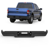 Black Rear Step Bumper For 2006-2008 Ford F150 F250 StyleSide w/o Sensor Holes