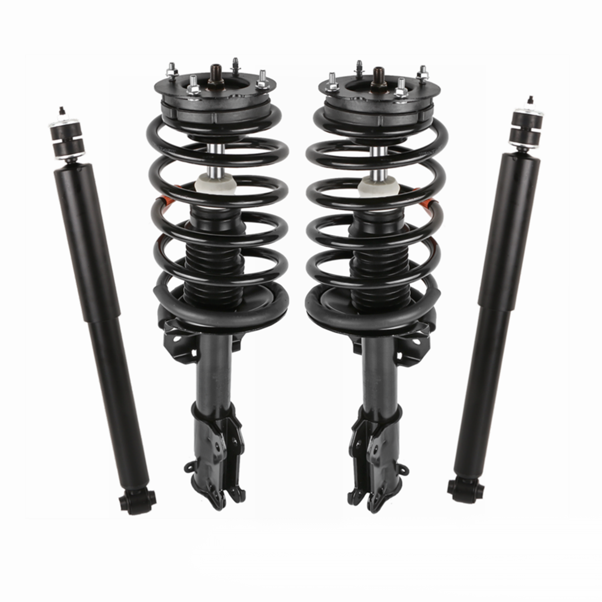 4x Front Struts And Coil Spring Rear Shock Absorbers Assemblies For 20