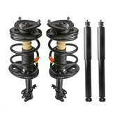 4x Front Struts & Coil Spring + Rear Shock Absorbers Assemblies For 2001-2005 Toyota RAV4 AWD