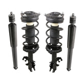 4x Front Struts & Coil Spring + Rear Shock Absorbers Assemblies for 2007-2011 Nissan Versa