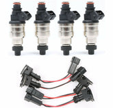 MOSTPLUS 1000cc Fuel Injectors For Honda Acura B16 B18 B20 D16 D18 F22 H22 H22A Inc.Clips