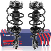 2x Front Complete Shock Struts w/ Coil Spring Assembly For 2007-2010 Jeep Patriot Compass/2007-2012 Dodge Caliber