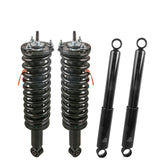 4x Front & Rear Complete Strut & Coil Spring Assembly For 1998-2004 Toyota Tacoma Pre Runner RWD