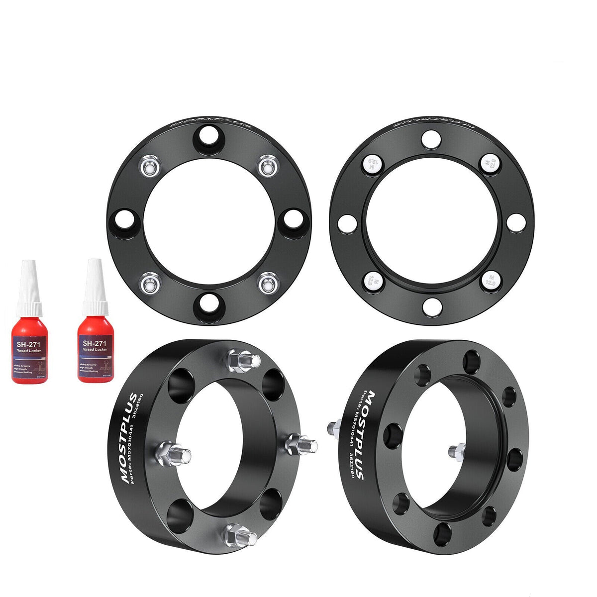 2'' 4x156 ATV Wheel Spacers 131mm CB For Polaris RZR 900 Trail EPS XP1