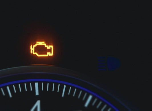 Check engine light on
