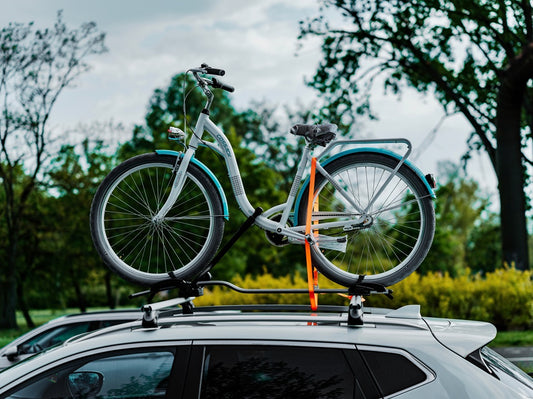 how to put a bike on roof rack