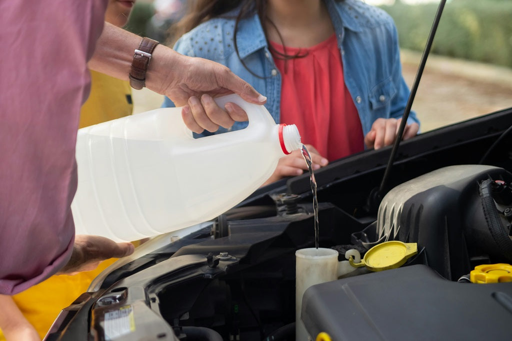 What does brake fluid do?