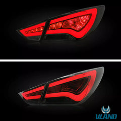 Smoke Lens LED Tail Lights For 2011-2014 Hyundai Sonata Brake Lightbar