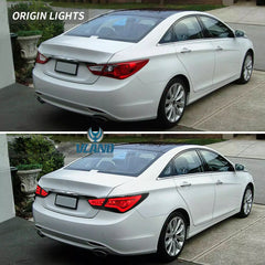 Smoke Lens LED Tail Lights For 2011-2014 Hyundai Sonata Brake Lightbar