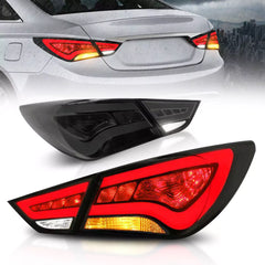 Smoke Lens LED Tail Lights For 2011-2014 Hyundai Sonata Brake Lightbar