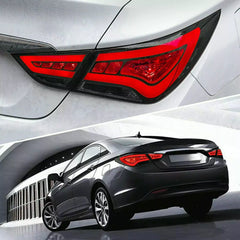 Smoke Lens LED Tail Lights For 2011-2014 Hyundai Sonata Brake Lightbar