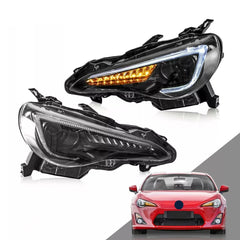 LED Headlight W/ Sequential Signal For 2012-2019 Toyota 86 13-19 Subuaru BRZ