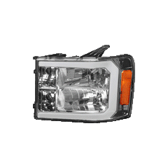 LED DRL Headlights Front Lamps For 2007-2013 GMC Sierra 1500 2500 3500HD