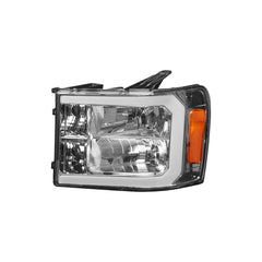 LED DRL Headlights Front Lamps For 2007-2013 GMC Sierra 1500 2500 3500HD