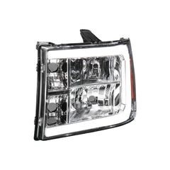 LED DRL Headlights Front Lamps For 2007-2013 GMC Sierra 1500 2500 3500HD