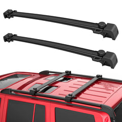 Roof Rack Cross Bars For 2007-2017 Jeep Patriot, Adjustable Rooftop Luggage Rack, Aluminum Anti-Corrosion Cargo Carrier