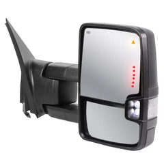 Power Heated Tow Mirror For 2007-2021 Toyota Tundra 2008-2017 Toyota Sequoia Sequential Signal, Amber Running Lights