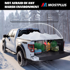 4.5/4.6FT Tri-Fold Hard Tonneau Cover For 2022-2025 Ford Maverick Solid Truck Bed
