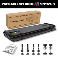 thumbnail image 2 of Rvni 6.6 Ft Four Fold Tonneau Cover Soft Truck Bed Covers For 2009-2014 Ford F-150 F150 Styleside 2 of 9