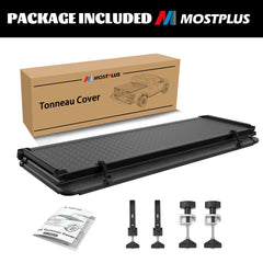 4.5/4.6FT Tri-Fold Hard Tonneau Cover For 2022-2025 Ford Maverick Solid Truck Bed