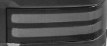 Replacement LH Smoked Light Bar For Towing Mirrors 1PC