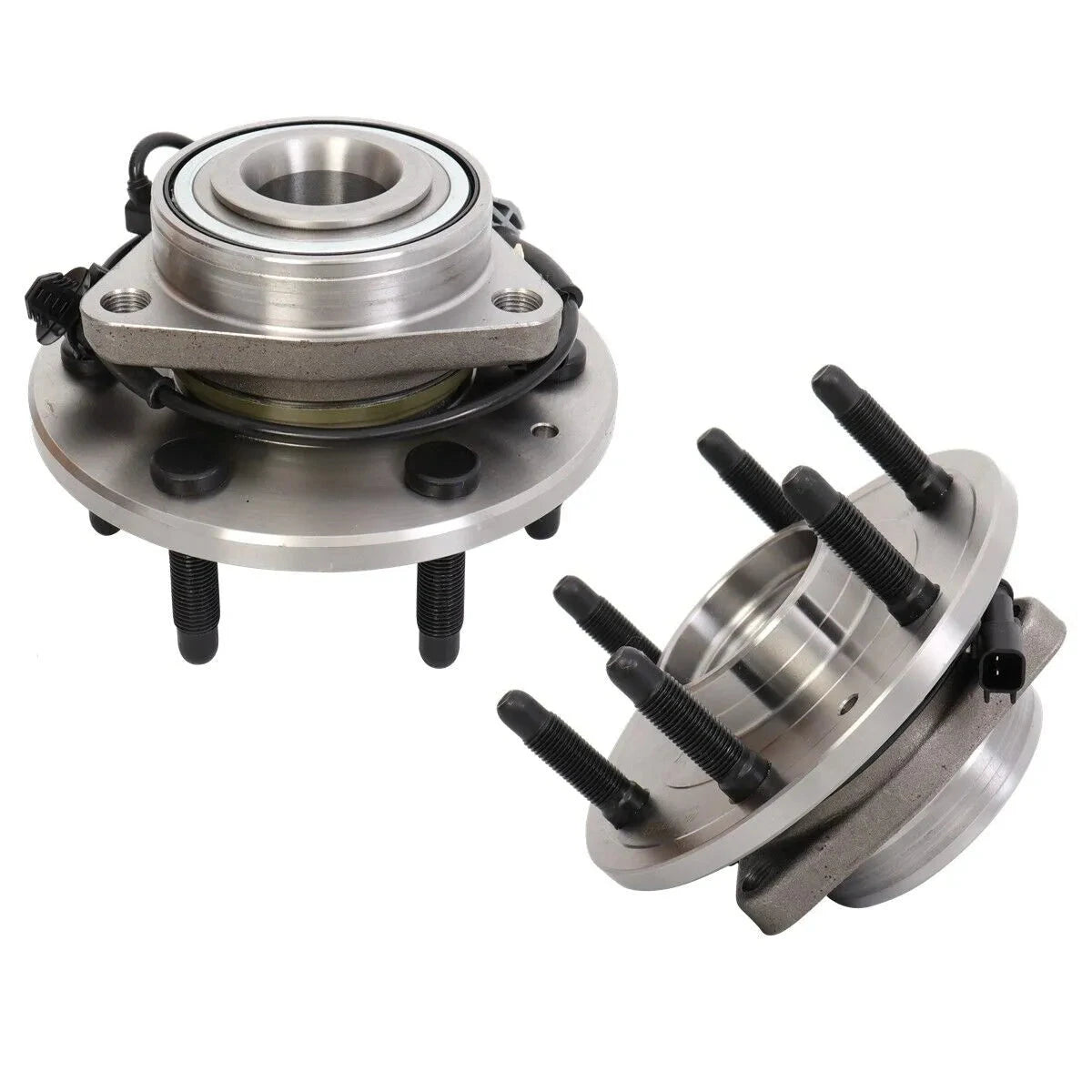 Front Wheel Hub Bearings Assembly For 2007-2013 Silverado Sierra 1500 4WD 515160 (Set of 2)