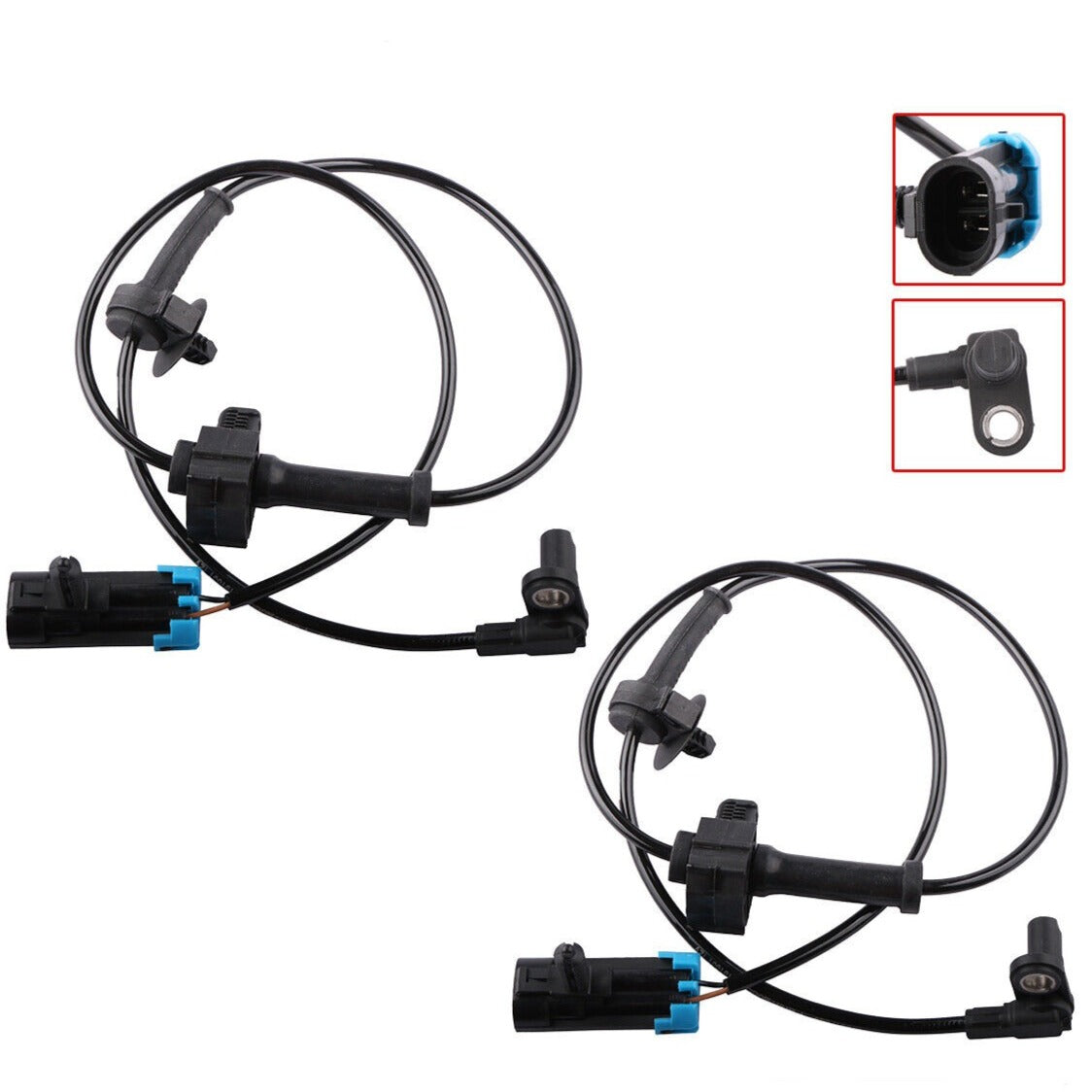 ABS Wheel Speed Sensor For 2007-2012 Chevrolet Avalanche Tahoe ALS1464 Rear (Set of 2)