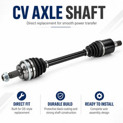 Front Left Side CV Axle Shaft Assembly For 2008-2013 Rogue 2014-2015 Rogue Select AWD 39101JG04C