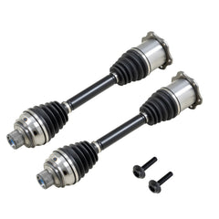 Pair Front Driver Passenger CV Axle Shaft For Audi Q5 A6 A7 A8 Quattro S6 S8 RS7 4G0407271F